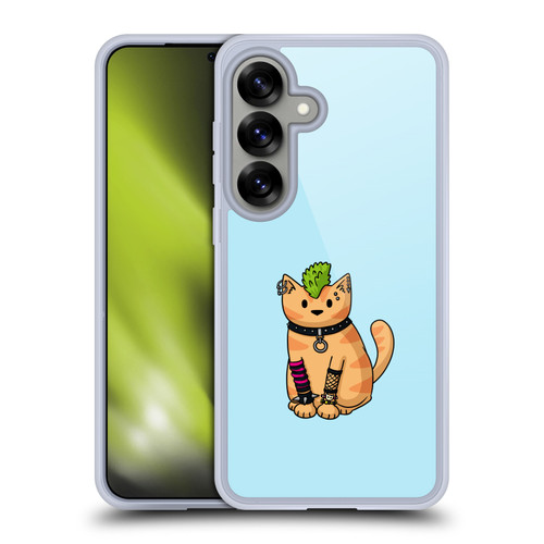 Beth Wilson Doodlecats Punk 2 Soft Gel Case for Samsung Galaxy S25 & MagSafe