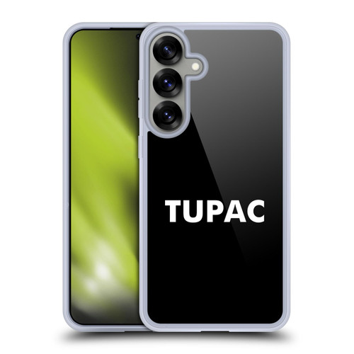 Tupac Shakur Logos Sans Serif Soft Gel Case for Samsung Galaxy S25+