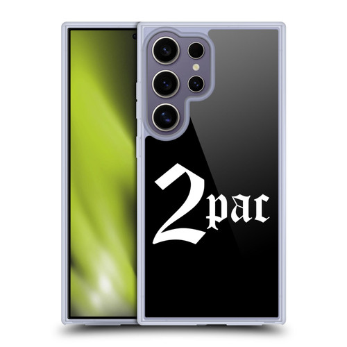 Tupac Shakur Logos Old English Soft Gel Case for Samsung Galaxy S25 Ultra
