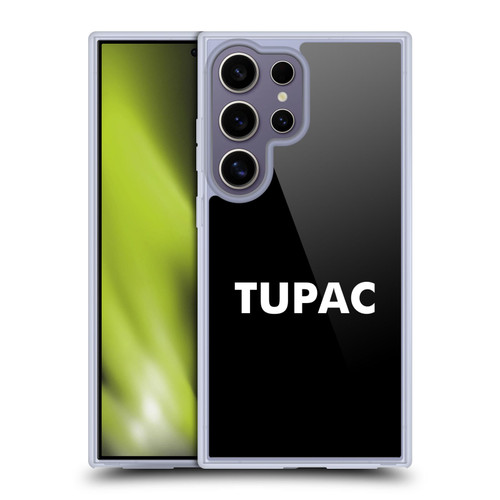 Tupac Shakur Logos Sans Serif Soft Gel Case for Samsung Galaxy S25 Ultra