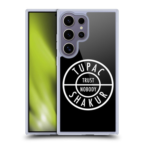 Tupac Shakur Logos Trust Nobody Soft Gel Case for Samsung Galaxy S25 Ultra
