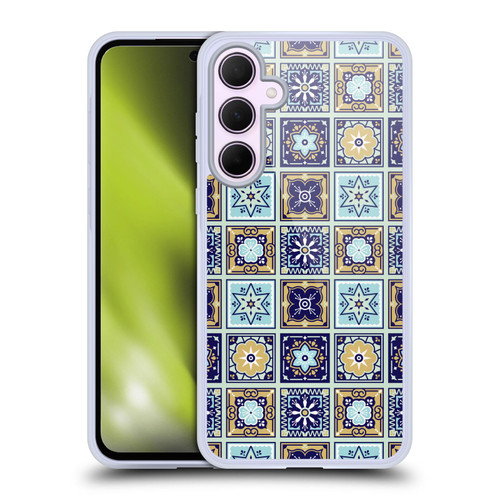Cat Coquillette Patterns 6 Mexican Tile 2 Soft Gel Case for Samsung Galaxy A35 5G