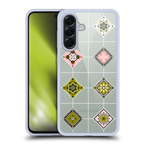 Cat Coquillette Patterns 6 Mexican Tile 4 Soft Gel Case for Samsung Galaxy A56 5G
