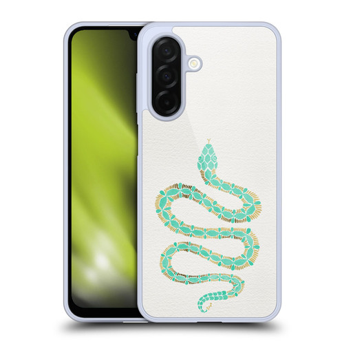 Cat Coquillette Animals Snake Mint Soft Gel Case for Samsung Galaxy A26 5G