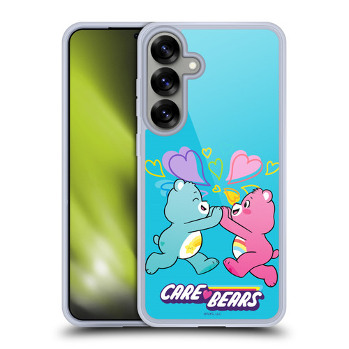 Care Bears Characters Funshine, Cheer And Grumpy Group 2 Soft Gel Case for Samsung Galaxy S25+ & MagSafe