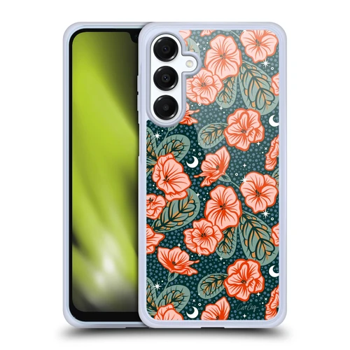 Cat Coquillette Tropical Wildlife African Violet Soft Gel Case for Samsung Galaxy A16 5G & MagSafe