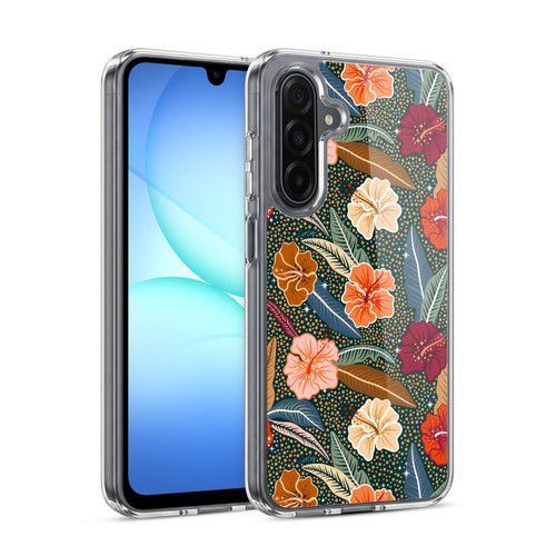 Cat Coquillette Tropical Wildlife African Hibiscus Soft Gel Case for Samsung Galaxy A17 4G / 5G