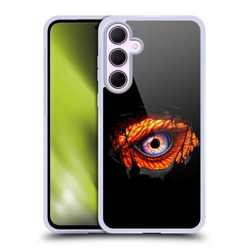 Christos Karapanos Mythical Phoenix Eye Soft Gel Case for Samsung Galaxy A35 5G