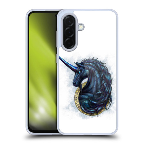 Christos Karapanos Mythical Monokeros Black Soft Gel Case for Samsung Galaxy A36 5G