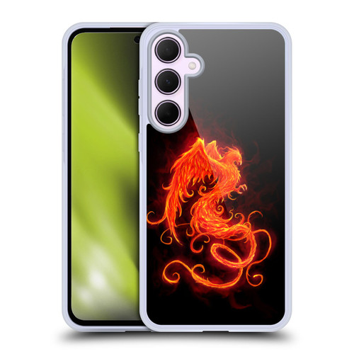 Christos Karapanos Phoenix On Fire Soft Gel Case for Samsung Galaxy A35 5G