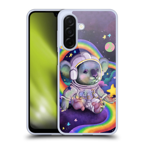 Carla Morrow Rainbow Animals Koala In Space Soft Gel Case for Samsung Galaxy A26 5G