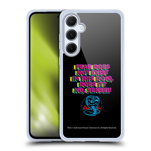 Cobra Kai Graphics 2 Dojo Quote Logo Soft Gel Case for Samsung Galaxy A55 5G