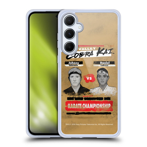 Cobra Kai Graphics 2 Karate Championship Soft Gel Case for Samsung Galaxy A55 5G