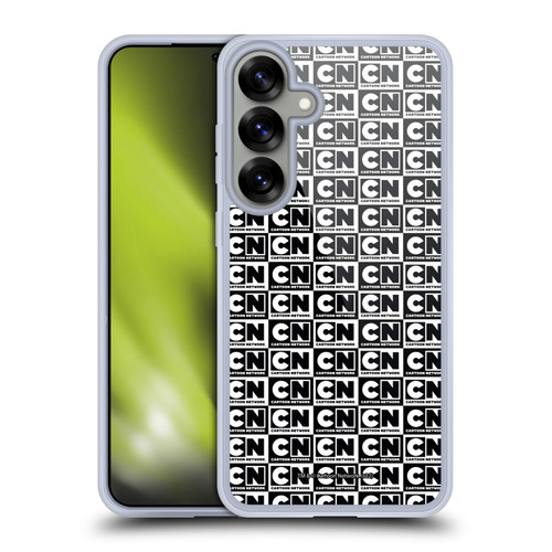 Cartoon Network Logo Pattern Soft Gel Case for Samsung Galaxy S25+ & MagSafe