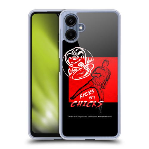 Cobra Kai Composed Art John Lawrence Kicks Soft Gel Case for Samsung Galaxy A06 4G / 5G