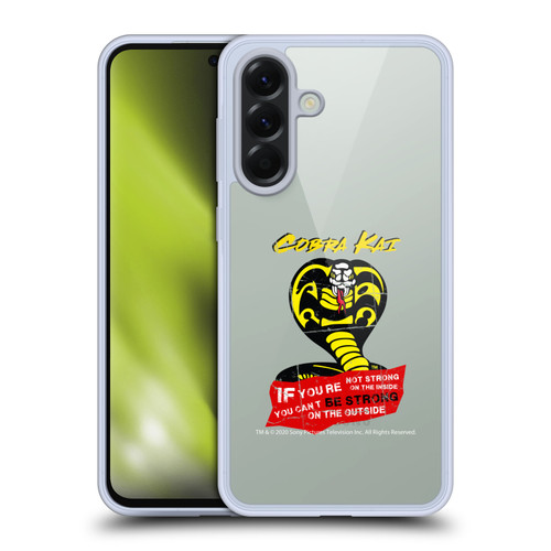 Cobra Kai Composed Art Be Strong Logo Soft Gel Case for Samsung Galaxy A56 5G