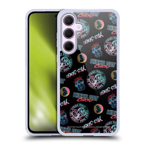 Cobra Kai Key Art Strike Hard Logo Pattern Soft Gel Case for Samsung Galaxy A35 5G
