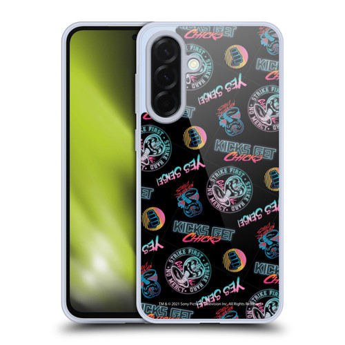 Cobra Kai Key Art Strike Hard Logo Pattern Soft Gel Case for Samsung Galaxy A36 5G