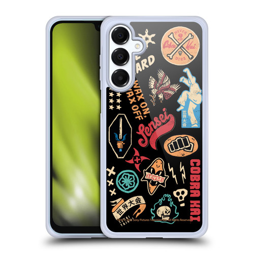 Cobra Kai Season 5 Key Art Icons Pattern Soft Gel Case for Samsung Galaxy A16 5G & MagSafe