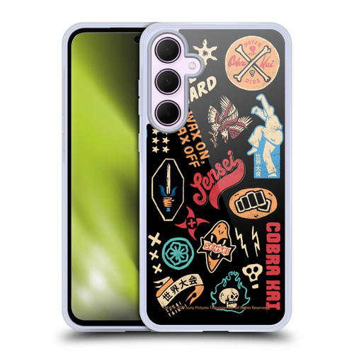 Cobra Kai Season 5 Key Art Icons Pattern Soft Gel Case for Samsung Galaxy A35 5G