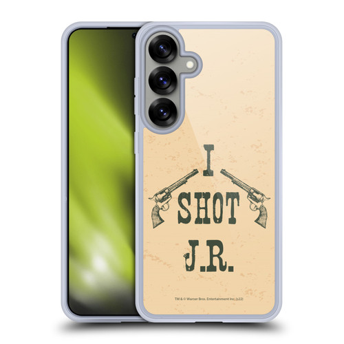 Dallas: Television Series Graphics Typography Soft Gel Case for Samsung Galaxy S25+ & MagSafe