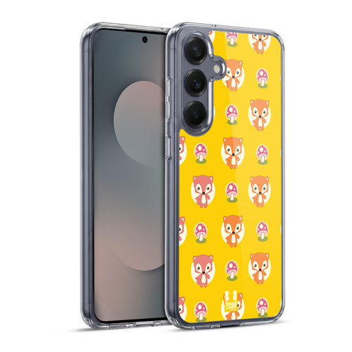 Head Case Designs Cutie Animal Patterns Fox Soft Gel Case for Samsung Galaxy S25+ & MagSafe