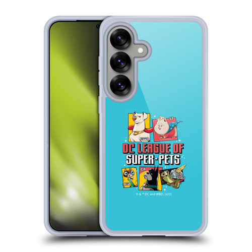 DC League Of Super Pets Graphics Characters 2 Soft Gel Case for Samsung Galaxy S25 & MagSafe