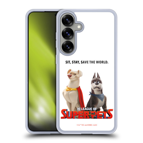DC League Of Super Pets Graphics Characters 1 Soft Gel Case for Samsung Galaxy S25+ & MagSafe