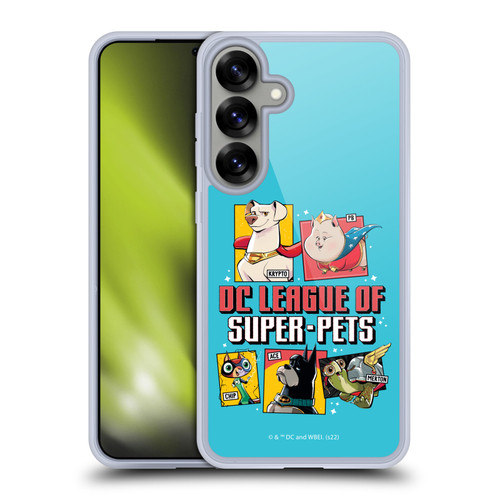 DC League Of Super Pets Graphics Characters 2 Soft Gel Case for Samsung Galaxy S25+ & MagSafe