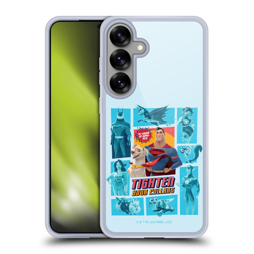 DC League Of Super Pets Graphics Tighten Your Collars Soft Gel Case for Samsung Galaxy S25+ & MagSafe