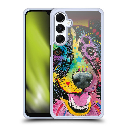 Dean Russo Dogs Smiling Collie Soft Gel Case for Samsung Galaxy A16 5G & MagSafe