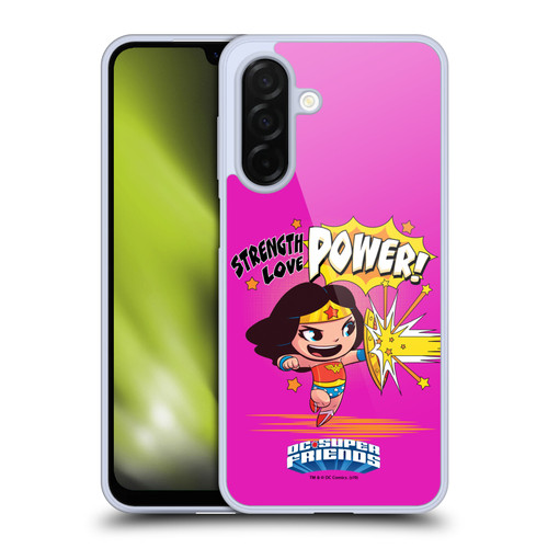 Super Friends DC Comics Toddlers Composed Art Wonder Woman Soft Gel Case for Samsung Galaxy A26 5G