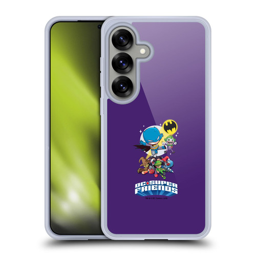 Super Friends DC Comics Toddlers Composed Art Batman Soft Gel Case for Samsung Galaxy S25 & MagSafe