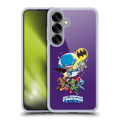 Super Friends DC Comics Toddlers Composed Art Batman Soft Gel Case for Samsung Galaxy S25+ & MagSafe