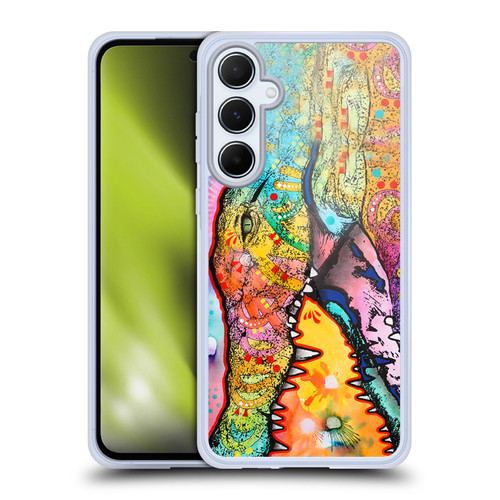 Dean Russo Wildlife 3 Crocodile Soft Gel Case for Samsung Galaxy A55 5G