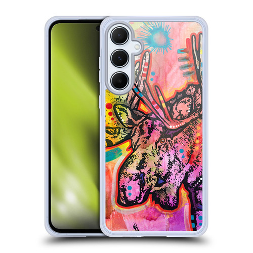Dean Russo Wildlife 3 Moose Soft Gel Case for Samsung Galaxy A55 5G