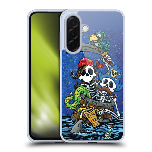 David Lozeau Colourful Art Pirate Couple Soft Gel Case for Samsung Galaxy A36 5G