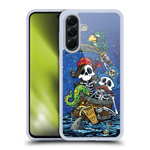 David Lozeau Colourful Art Pirate Couple Soft Gel Case for Samsung Galaxy A56 5G
