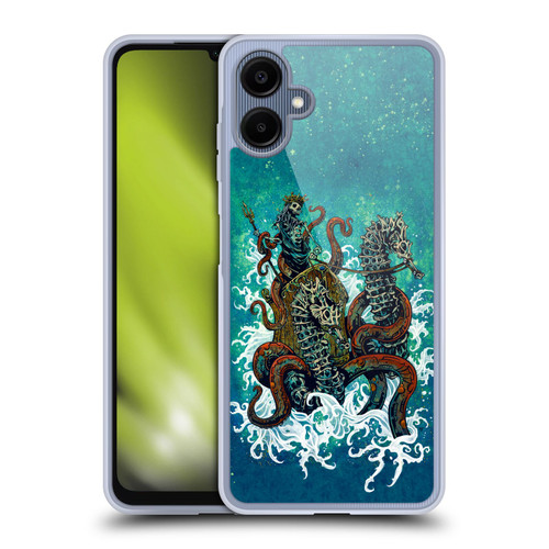 David Lozeau Skeleton Grunge Neptune Nautical Soft Gel Case for Samsung Galaxy A06 4G / 5G