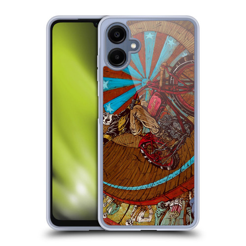 David Lozeau Skeleton Grunge Wall Of Death Soft Gel Case for Samsung Galaxy A06 4G / 5G