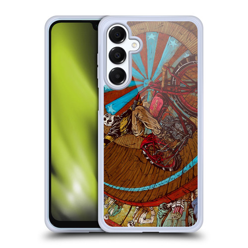 David Lozeau Skeleton Grunge Wall Of Death Soft Gel Case for Samsung Galaxy A16 5G & MagSafe
