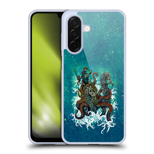 David Lozeau Skeleton Grunge Neptune Nautical Soft Gel Case for Samsung Galaxy A26 5G