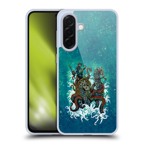 David Lozeau Skeleton Grunge Neptune Nautical Soft Gel Case for Samsung Galaxy A36 5G