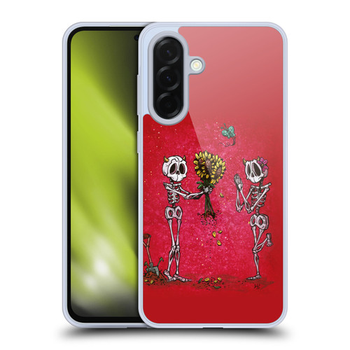 David Lozeau Skeleton Grunge Sunflower Soft Gel Case for Samsung Galaxy A36 5G