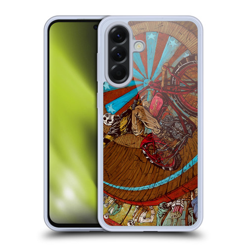 David Lozeau Skeleton Grunge Wall Of Death Soft Gel Case for Samsung Galaxy A56 5G