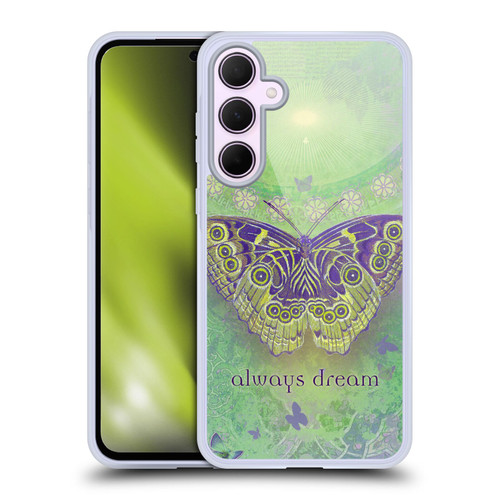 Duirwaigh Insects Butterfly Soft Gel Case for Samsung Galaxy A35 5G