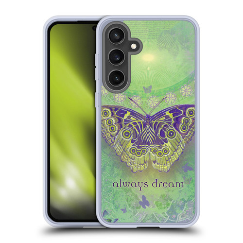 Duirwaigh Insects Butterfly Soft Gel Case for Samsung Galaxy S24 FE & MagSafe