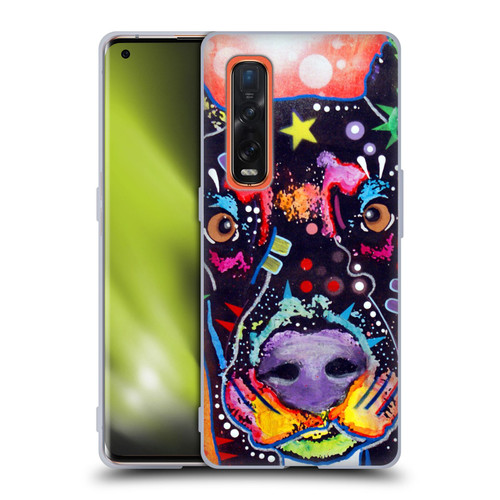 Dean Russo Dogs 3 Doberman Soft Gel Case for OPPO Find X2 Pro 5G