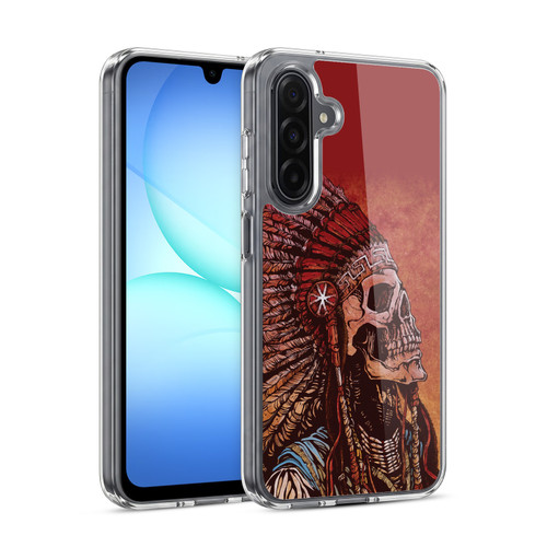 David Lozeau Colourful Grunge Native American Soft Gel Case for Samsung Galaxy A17 4G / 5G