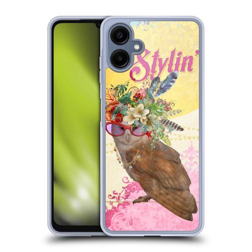 Duirwaigh Boho Animals Owl Soft Gel Case for Samsung Galaxy A06 4G / 5G